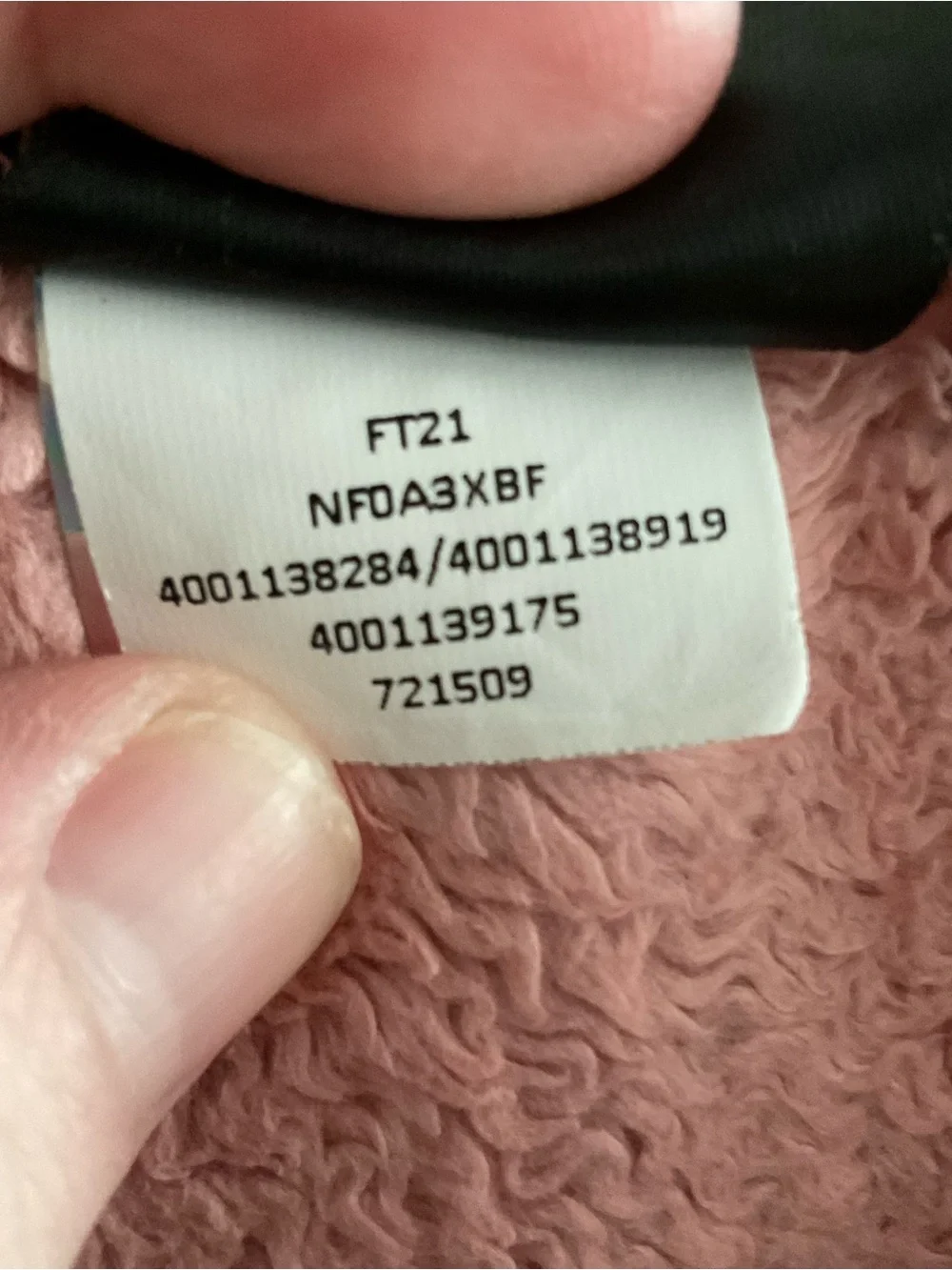 The North Face Women's Osito Flow Fleece Jacket‎ Dusty Rose L Large Outdoor